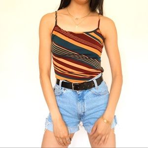 Vintage Tops - Cute Vintage 90s stripped spaghetti strap top Vintage Tops - Cute Vintage 90s stripped spaghetti strap top